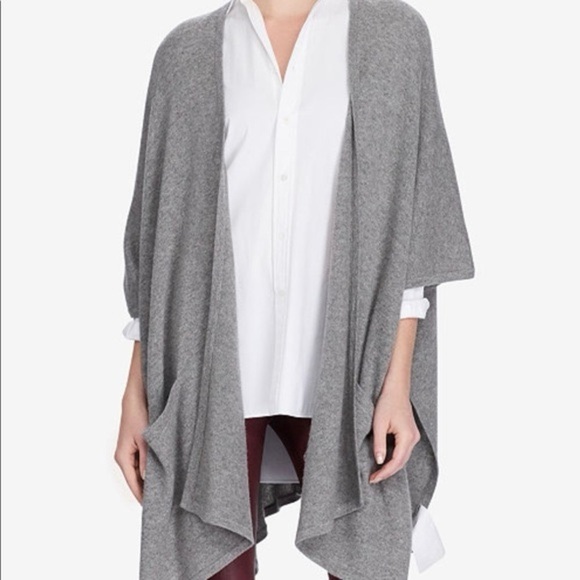 Polo Ralph Lauren Sweaters - Ralph Lauren washable Cashmere Knit Open Front Cardigan sweater shawl wrap